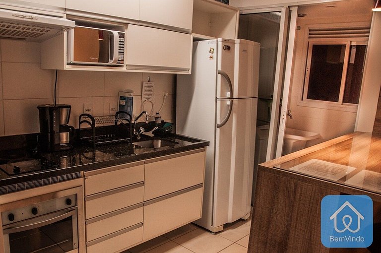 Apartamento completo ao lado do Salvador Shopping