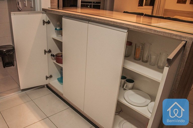 Apartamento completo ao lado do Salvador Shopping