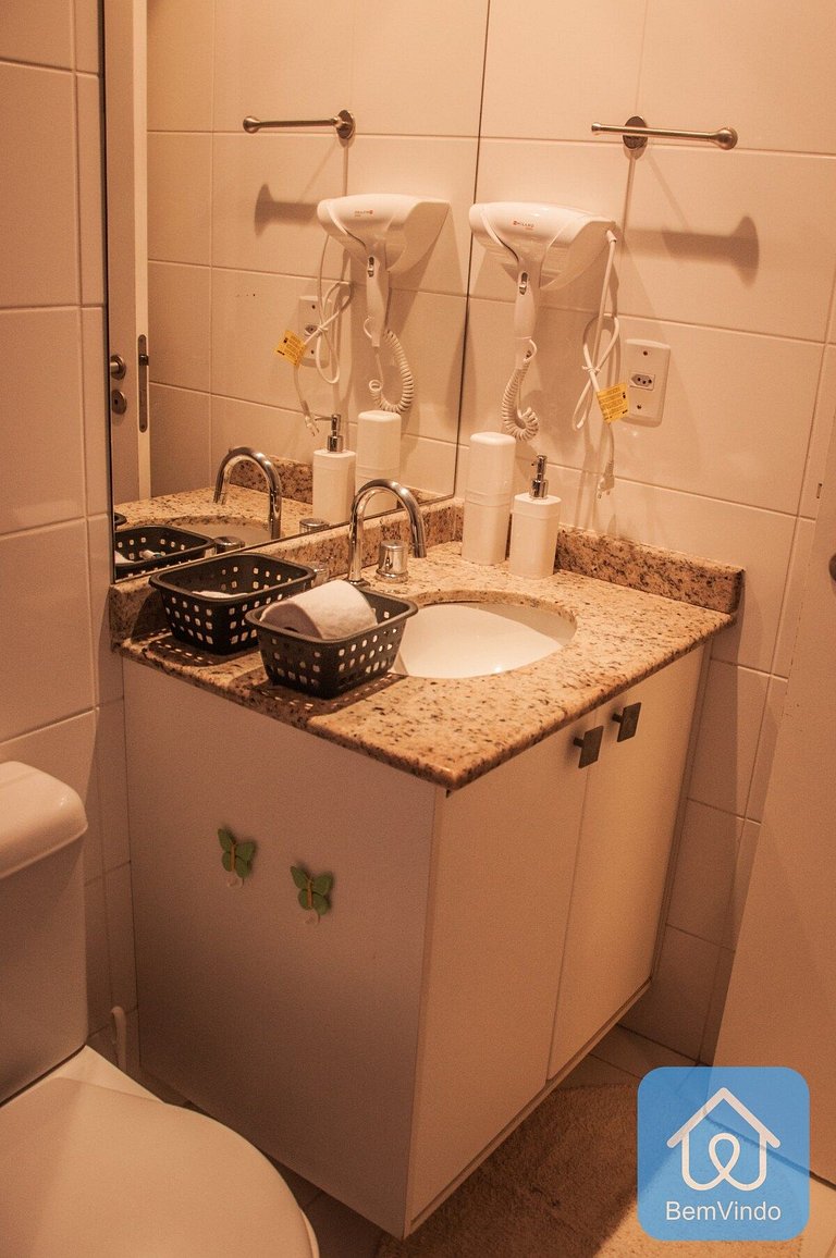 Apartamento completo ao lado do Salvador Shopping