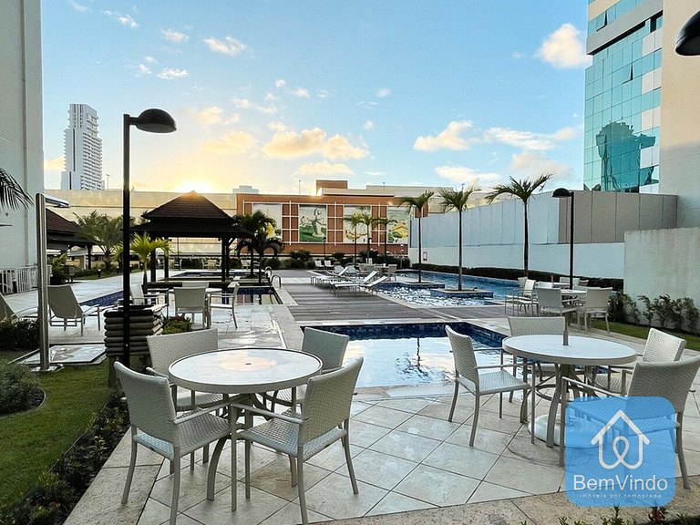 Apartamento Completo ao lado do Shopping