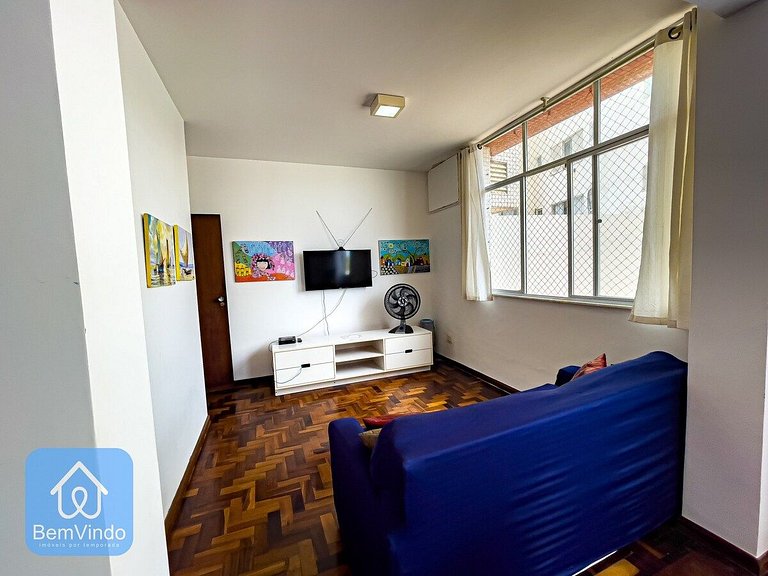 Apartamento completo em frente ao Farol da Barra