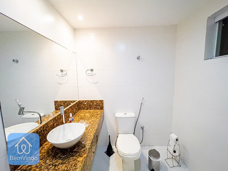 Apartamento completo em frente ao Farol da Barra
