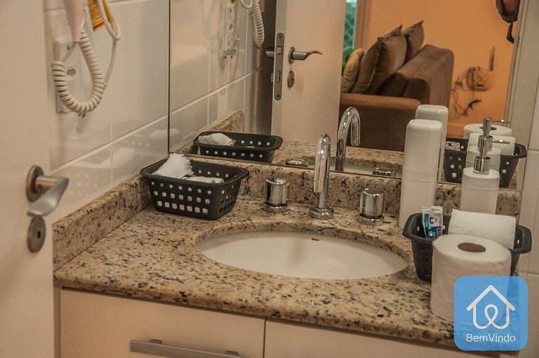 Apartamento completo ao lado do Salvador Shopping