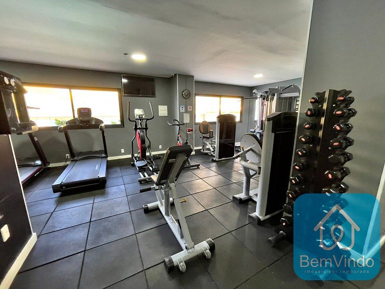 Apartamento com linda vista mar no Bahia Suites