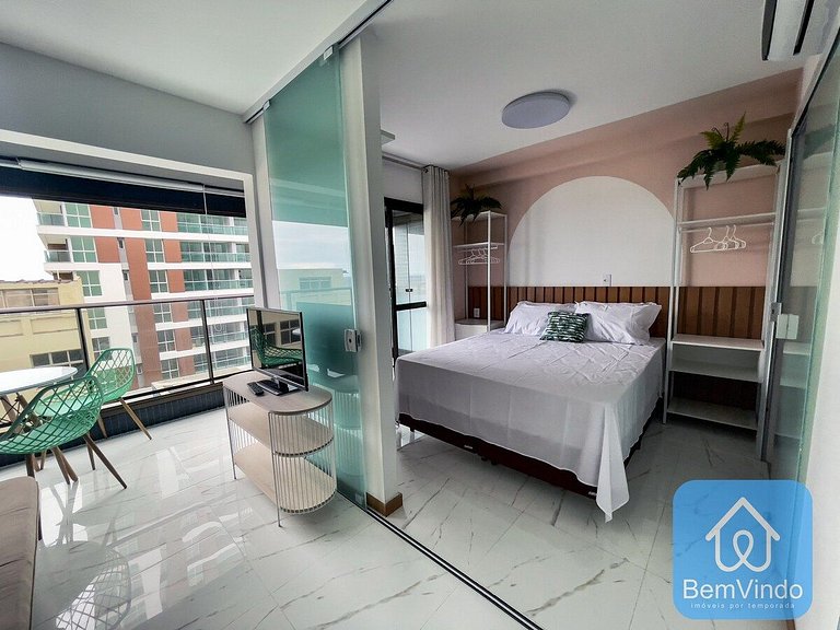 Apartamento Completo a 150m da Praia da Barra
