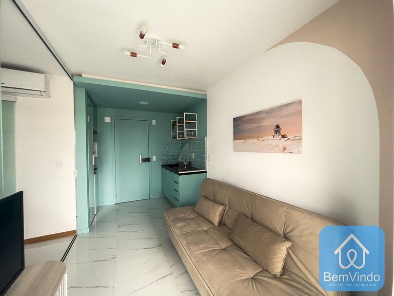 Apartamento Completo a 150m da Praia da Barra