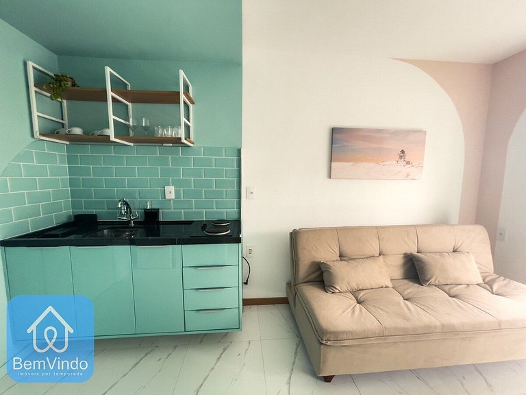 Apartamento Completo a 150m da Praia da Barra