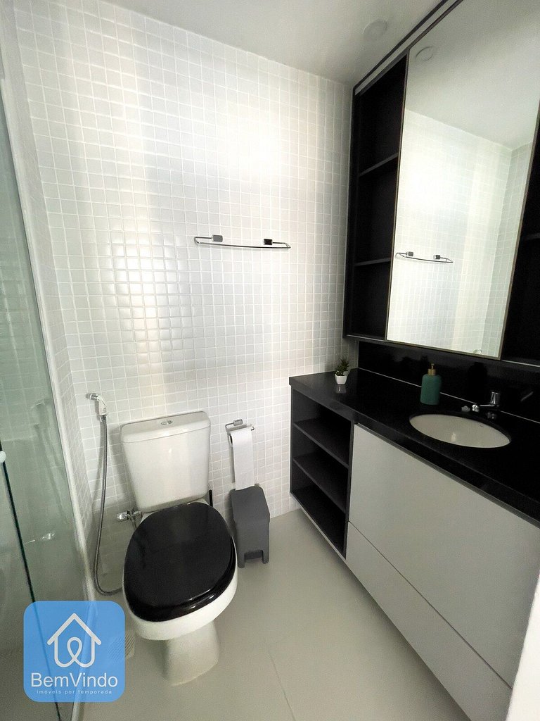 Studio Aconchegante com vista mar no Smart Barra