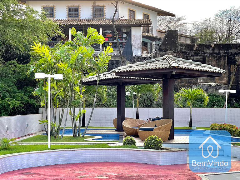 Apartamento completo e luxuoso com serviço de hote
