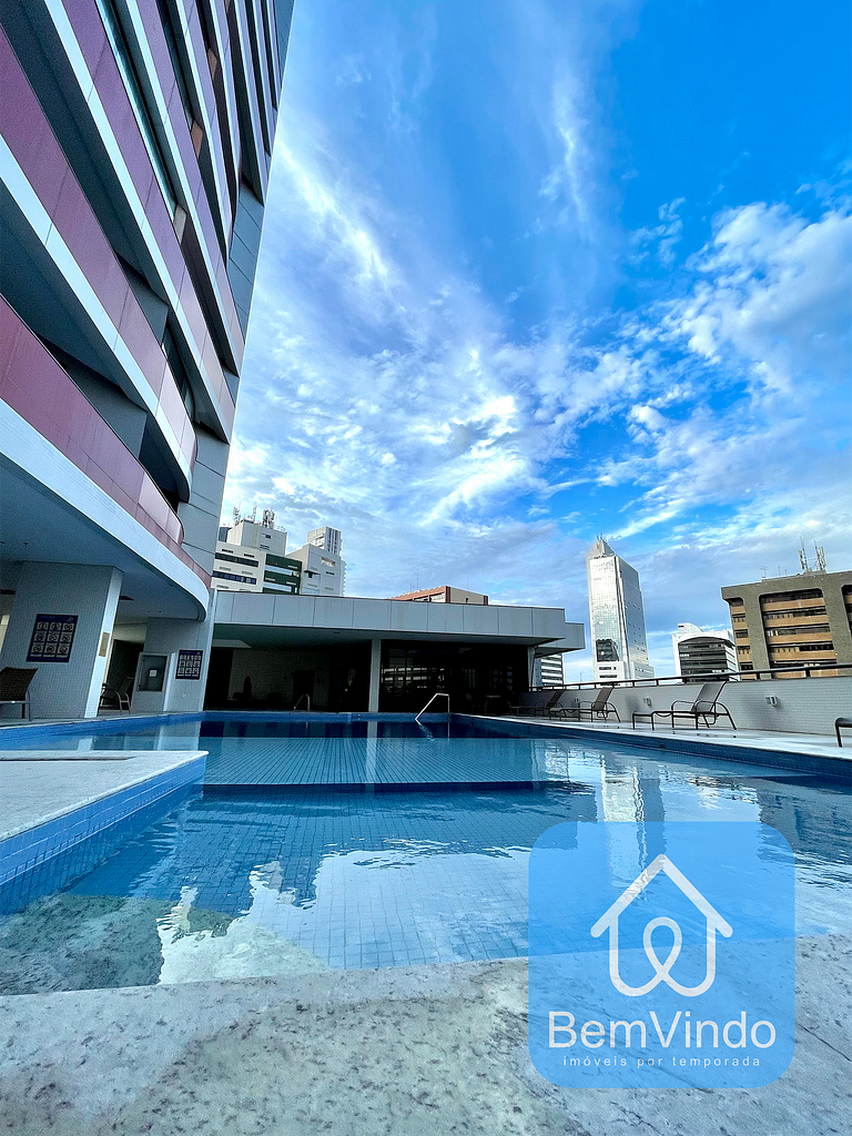 Apartamento completo e luxuoso com serviço de hote