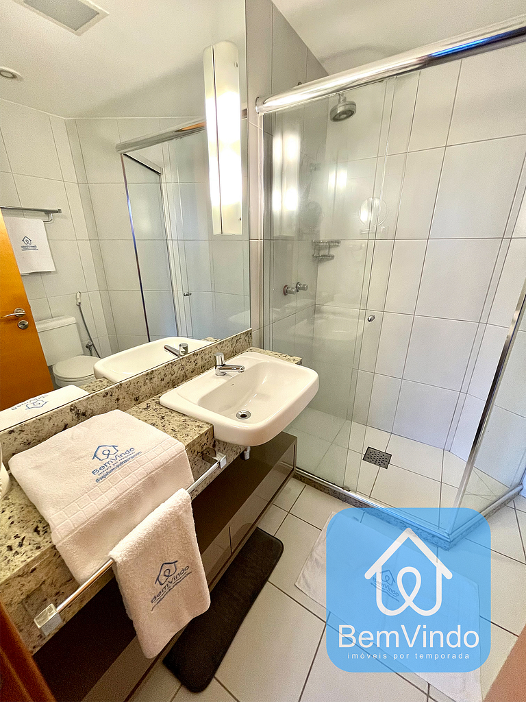 Apartamento completo e luxuoso com serviço de hote