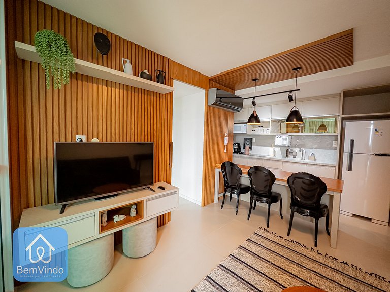 Apartamento de Alto Luxo 2/4 e Vista Mar na Barra