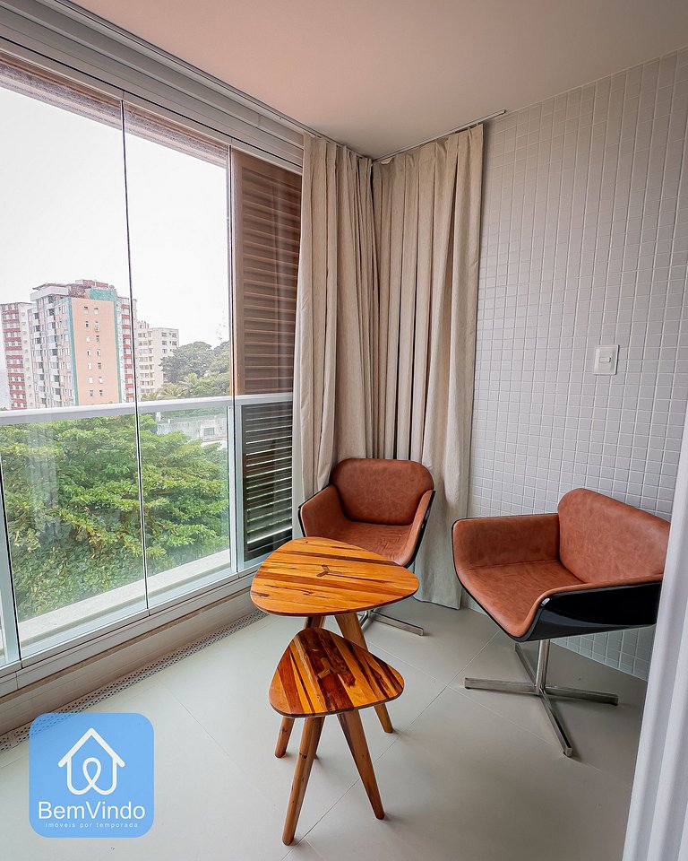 Apartamento de Alto Luxo 2/4 e Vista Mar na Barra