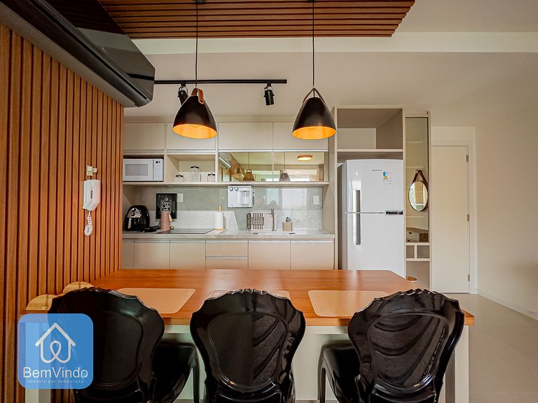 Apartamento de Luxo 2/4 e Vista Mar na Barra