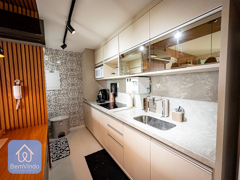 Apartamento de Alto Luxo 2/4 e Vista Mar na Barra