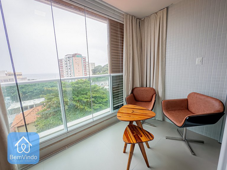 Apartamento de Alto Luxo 2/4 e Vista Mar na Barra