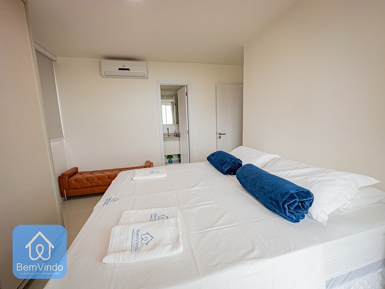 Apartamento de Alto Luxo 2/4 e Vista Mar na Barra