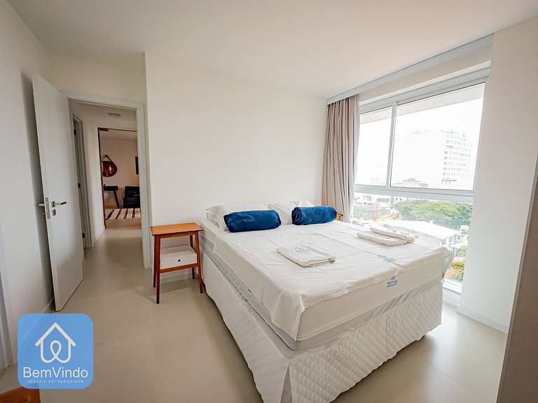 Apartamento de Alto Luxo 2/4 e Vista Mar na Barra