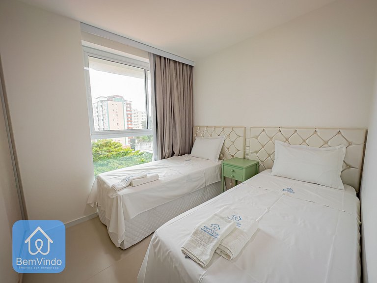 Apartamento de Alto Luxo 2/4 e Vista Mar na Barra