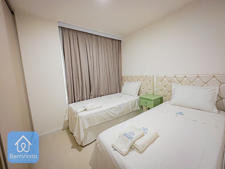Apartamento de Luxo 2/4 e Vista Mar na Barra