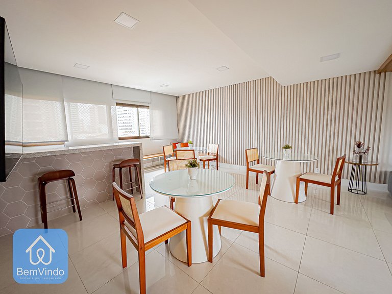 Apartamento de alto padrão no Caminho das Arvores