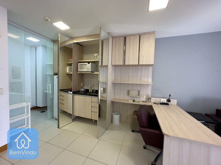 Apartamento Completo com Serviço de Hotell