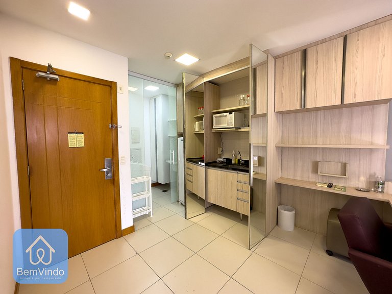 Apartamento Completo com Serviço de Hotell