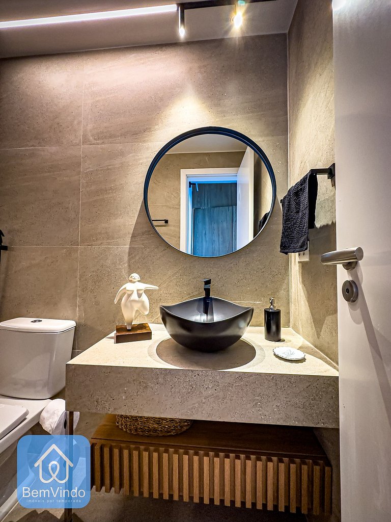 Apartamento de luxo na Barra com vista mar