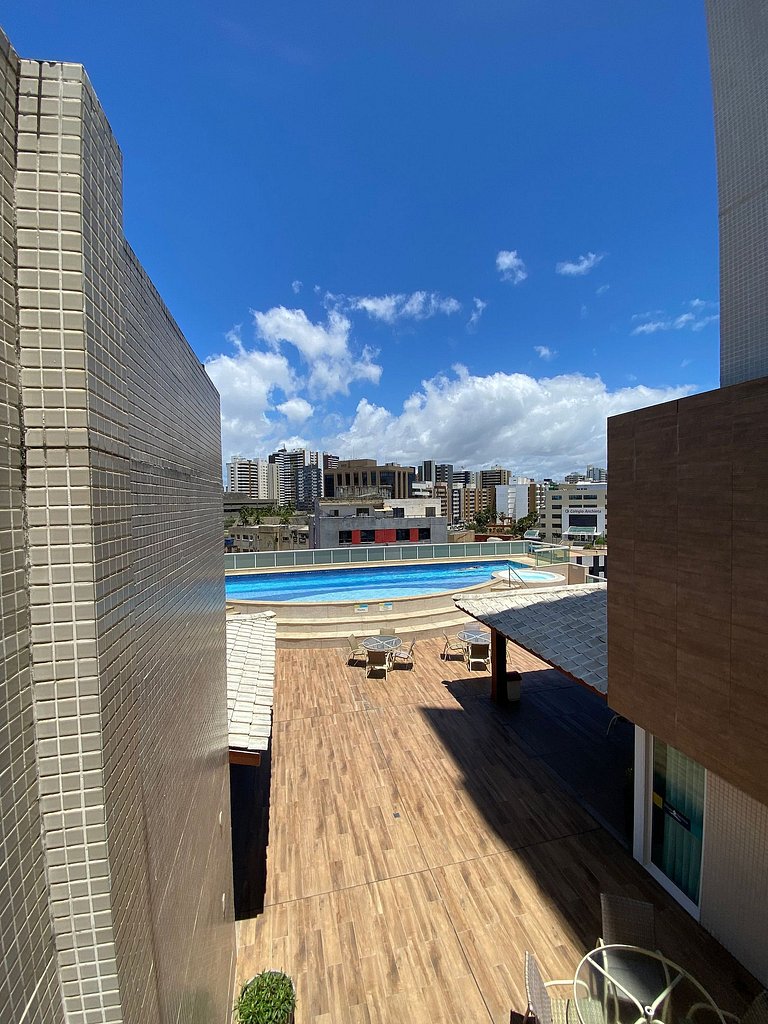 Apartamento completo e com vista mar na Orla de Salvador