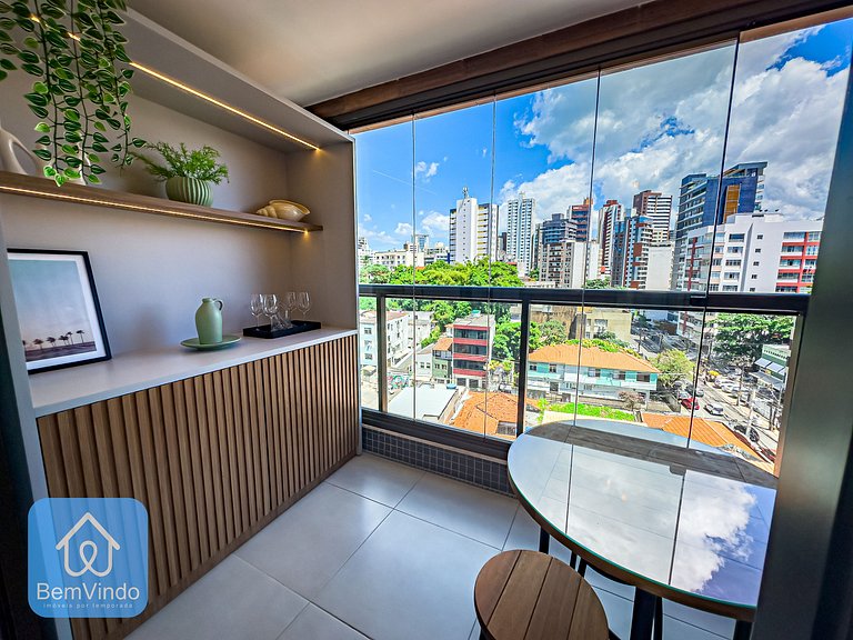 Studio de alto padrão no Barra Premium