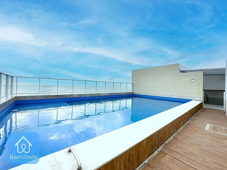 Studio Aconchegante com vista mar no Smart Pituba