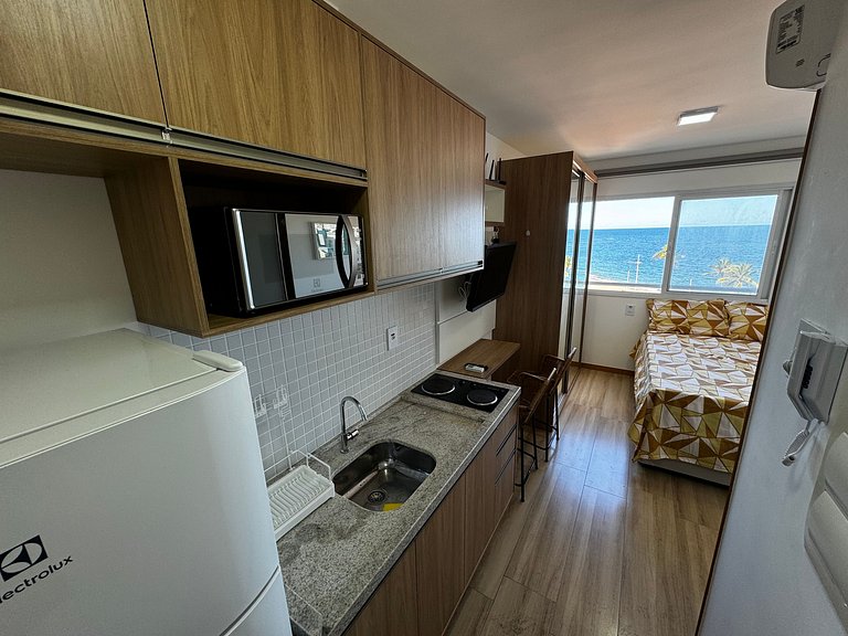 Studio Aconchegante com vista mar no Smart Pituba