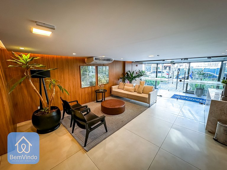 Studio Vista Mar Exclusivo no Barra Premium