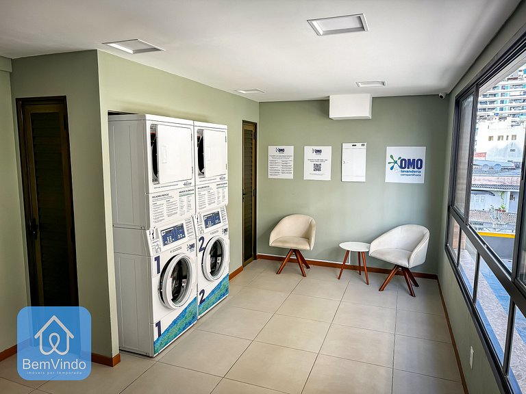 Studio Vista Mar Exclusivo no Barra Premium