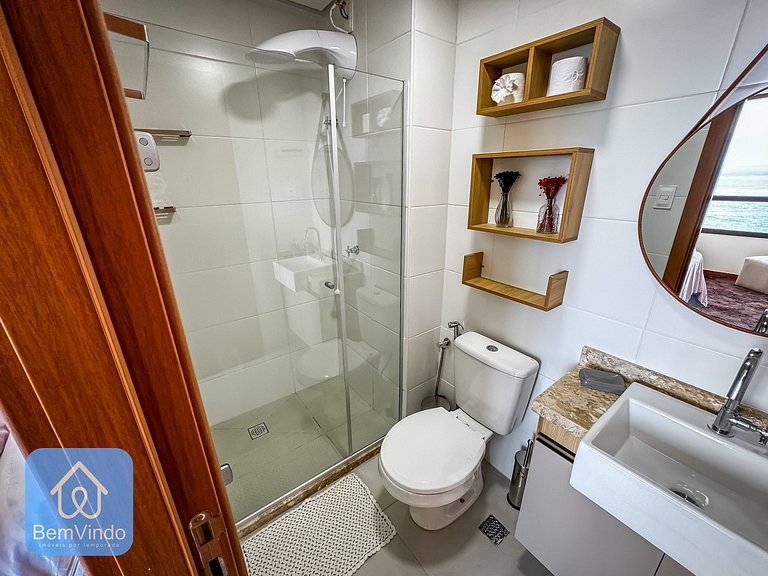 Studio Vista Mar Exclusivo no Barra Premium