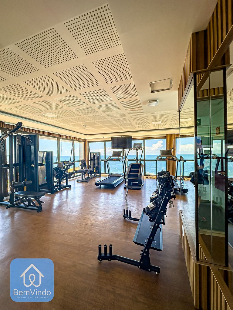 Studio Vista Mar Exclusivo no Barra Premium