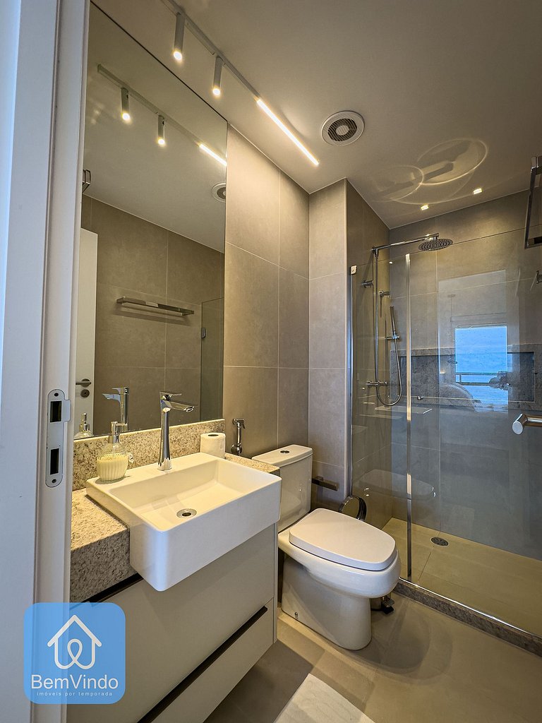 Apartamento de Luxo com vista mar na Ondina