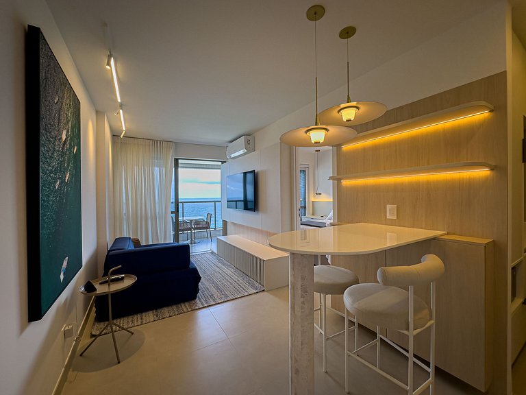 Apartamento de Luxo com vista mar na Ondina