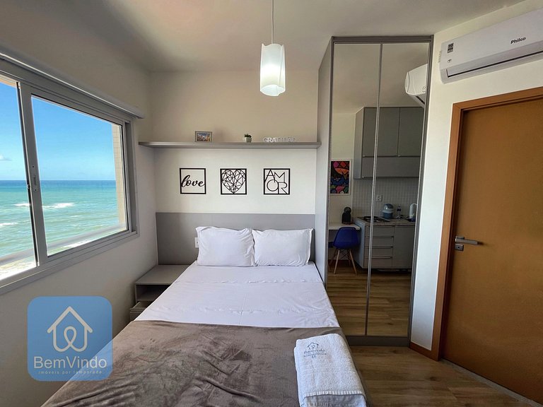 Apartamento Vista Mar Aconchegante no Smart Pituba