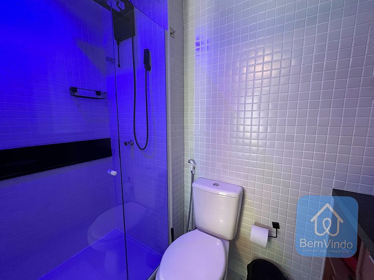 Apartamento aconchegante na Barra com vista mar
