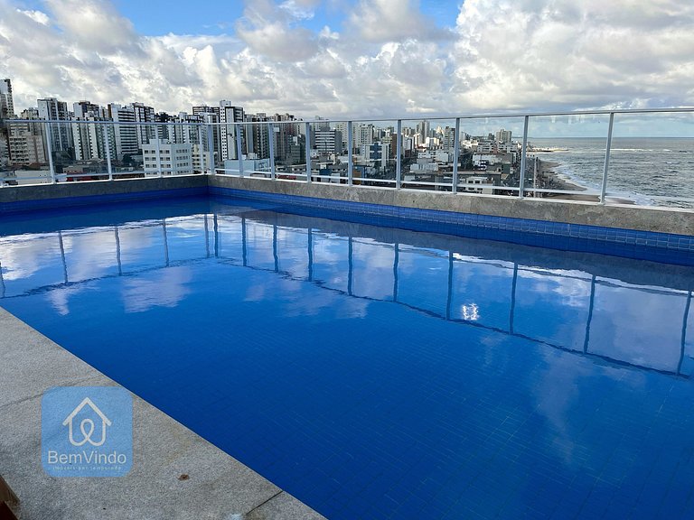 Apartamento Luxuoso com Vista Mar na Pituba
