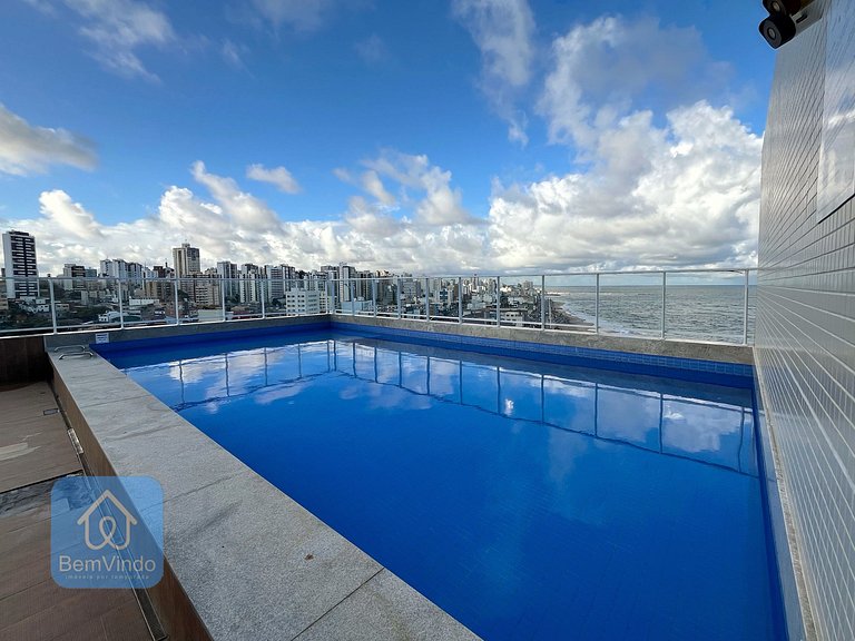 Apartamento Luxuoso com Vista Mar na Pituba