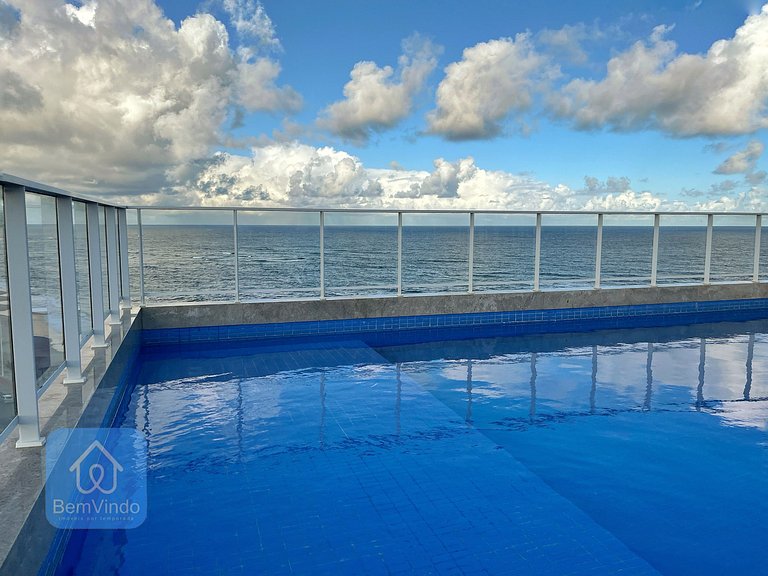Apartamento Luxuoso com Vista Mar na Pituba