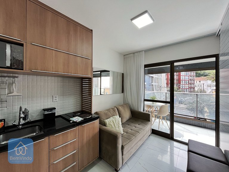Studio Completo a 150m da Praia da Barra