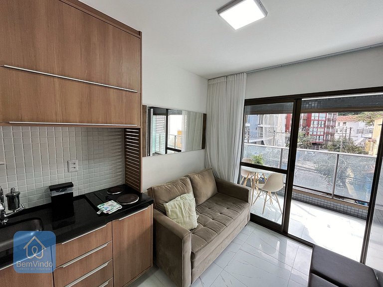 Studio Completo a 150m da Praia da Barra