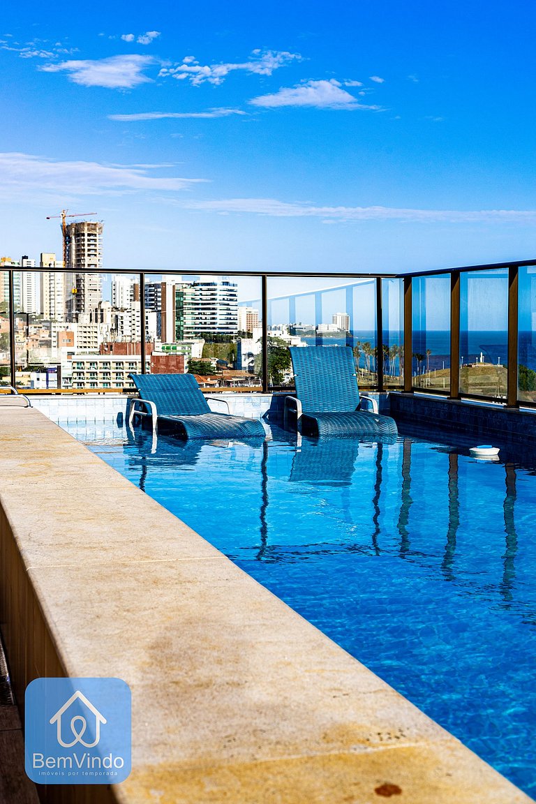 Studio Completo a 150m da Praia da Barra