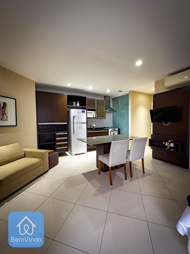 Apartamento completo e luxuoso no Mundo Plaza