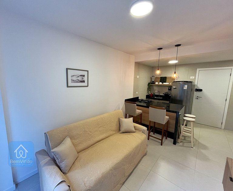 Apartamento Confortavel em Prédio de Luxo na Barra