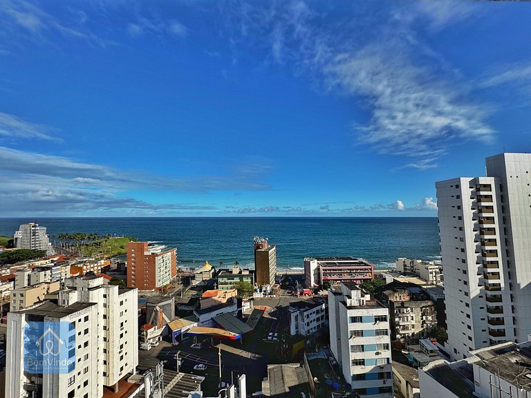 Studio Vista Mar Exclusivo no Barra Premium