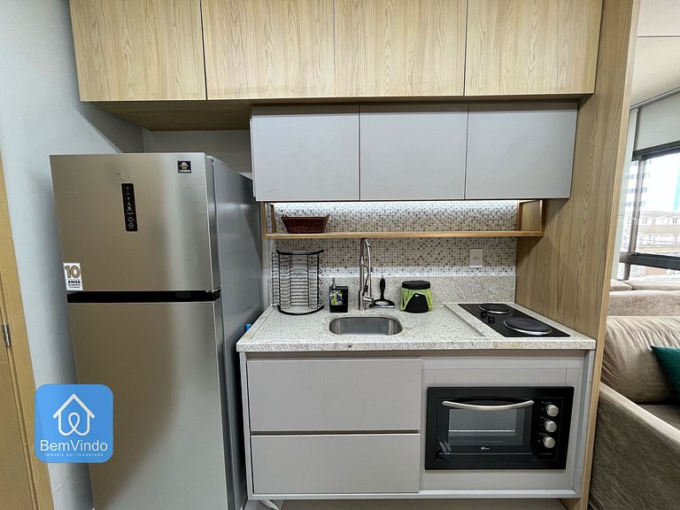 Estúdio Moderno e Aconchegante no House Federação